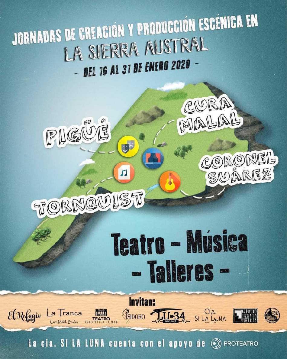 ENERO / Jornadas de creación y producción escénica en la Sierra Austral